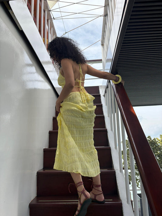 Mimosa Textured Skirt