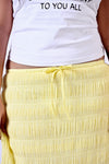 Mimosa Textured Skirt