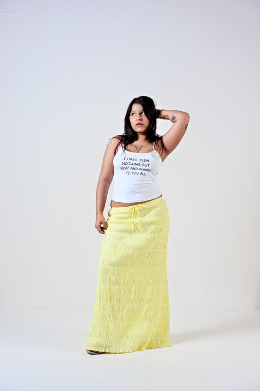 Mimosa Textured Skirt