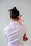 Pink Short Sleeve Snatched Shirt