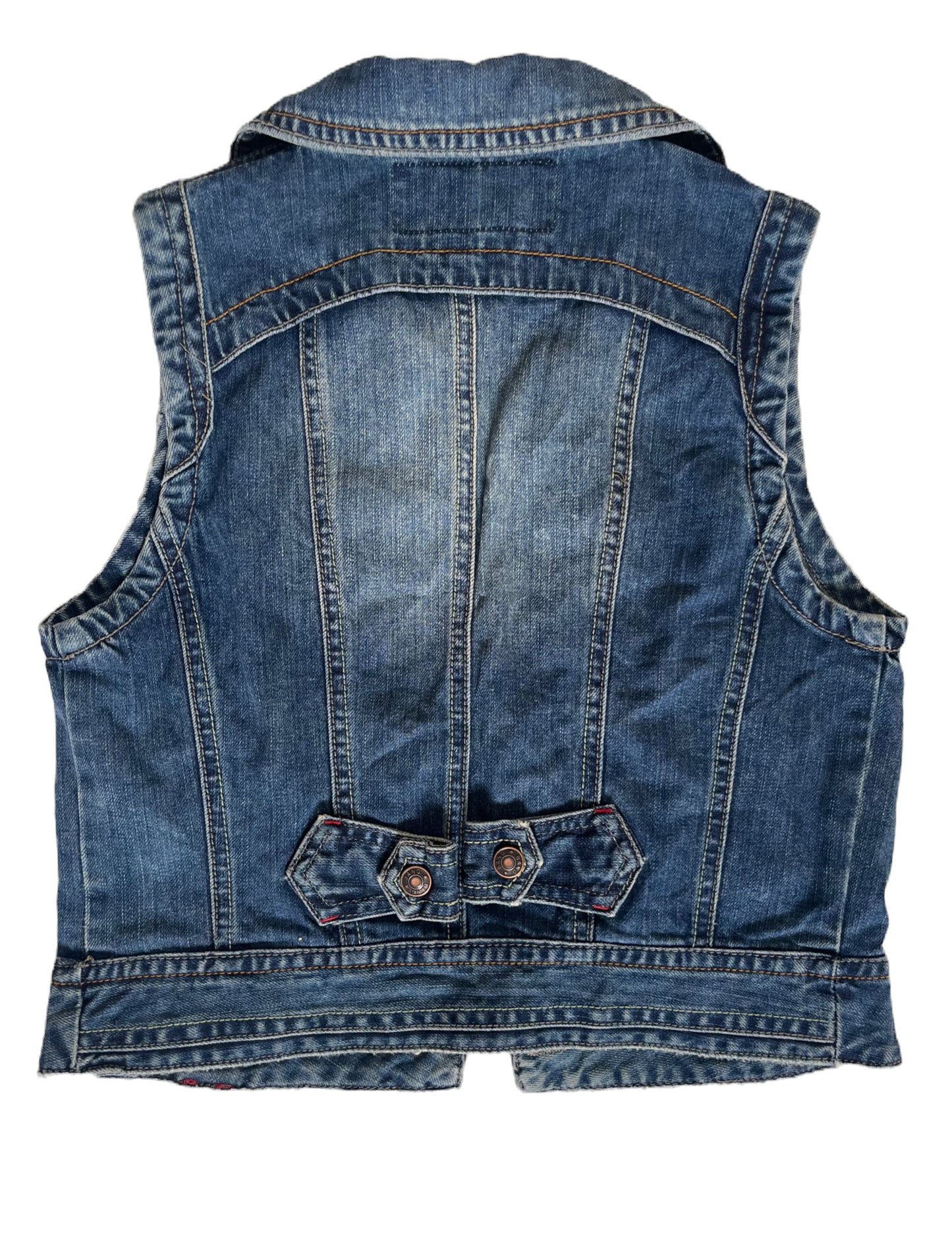 One of a Kind Bang Bang Vintage Denim Vest