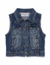 One of a Kind Bang Bang Vintage Denim Vest